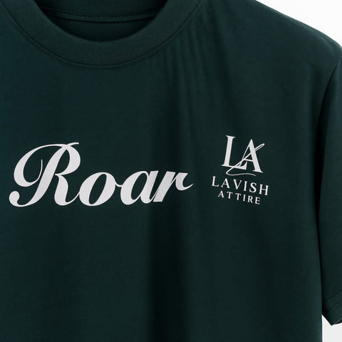 Lavish Attire Men’s Graphic T-Shirt – Deep Forest Green